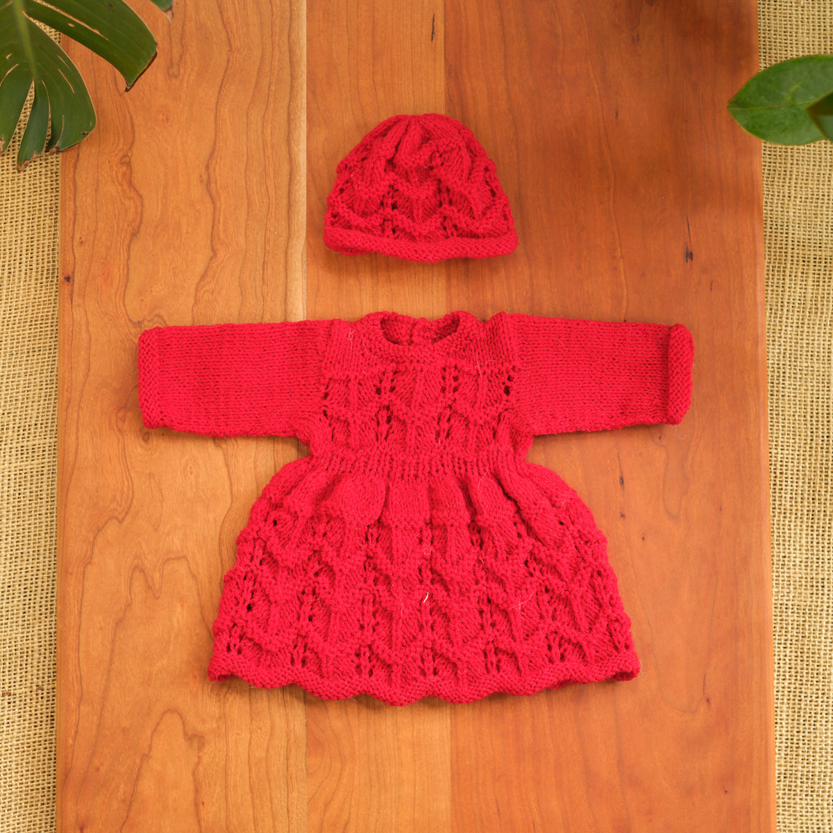14" Waldorf Girl Doll Alpaca Knitted Outfits