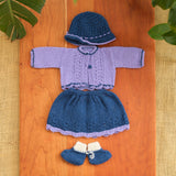 14" Waldorf Girl Doll Alpaca Knitted Outfits