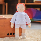 14" Waldorf Girl Doll, Red Hair, Fair Skin