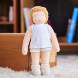 14" Waldorf Boy Doll, Fair Skin, Blonde Hair (Clay)