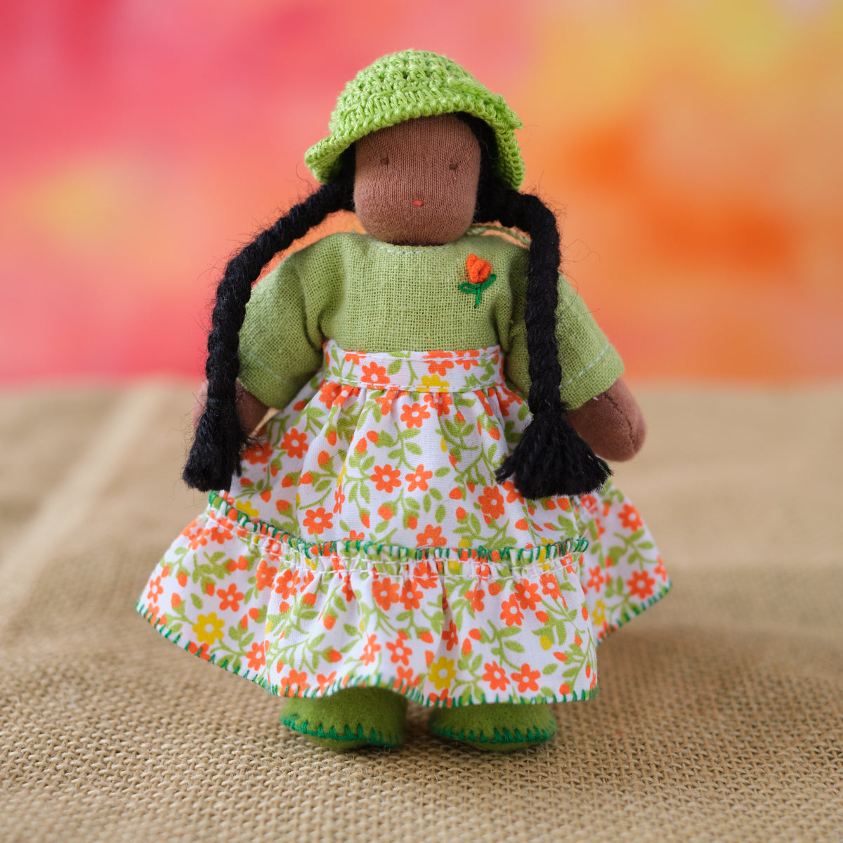5.5" Waldorf Dollhouse Girl Doll