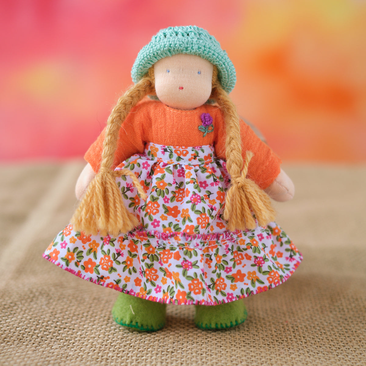 5.5" Waldorf Dollhouse Girl Doll