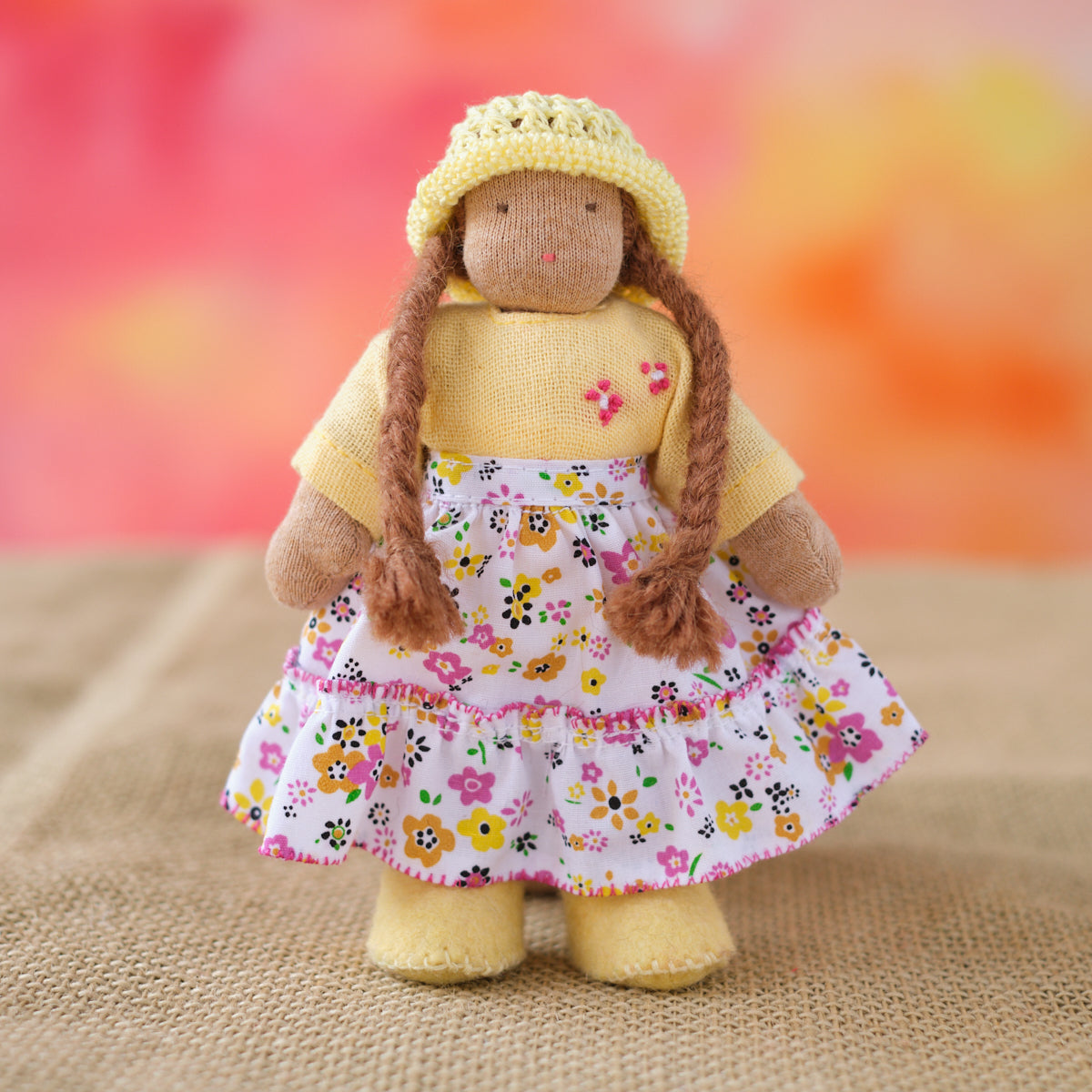5.5" Waldorf Dollhouse Girl Doll