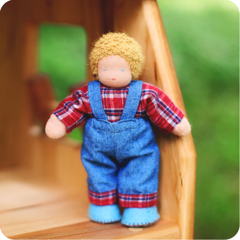 5.5" Waldorf Dollhouse Boy Dolls