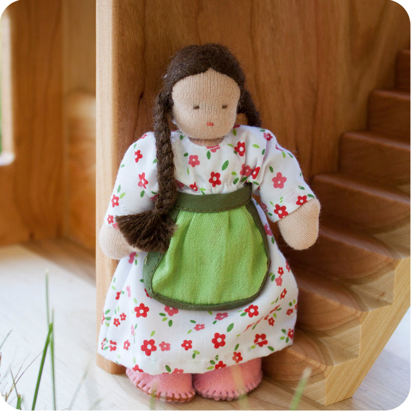 5.5" Waldorf Dollhouse Girl Dolls