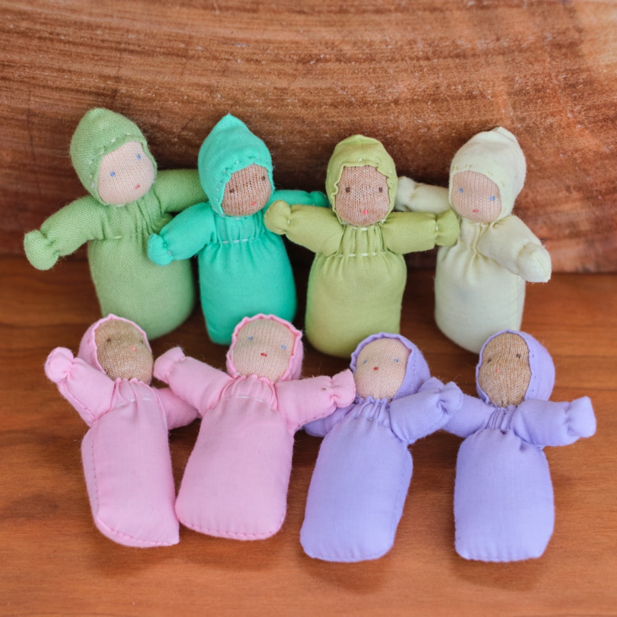 2.5" Waldorf Dollhouse Baby Doll