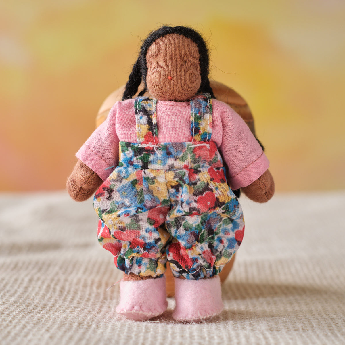 4" Waldorf Dollhouse Little Girl Dolls