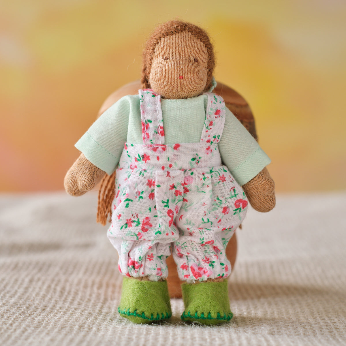 4" Waldorf Dollhouse Little Girl Dolls