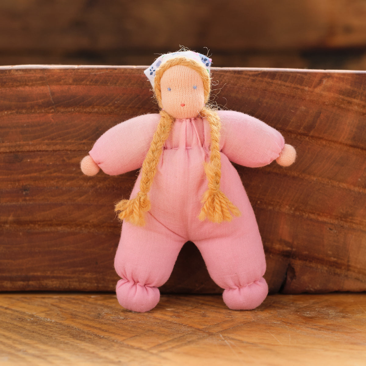 4" Waldorf Dollhouse Soft Body Girl Dolls