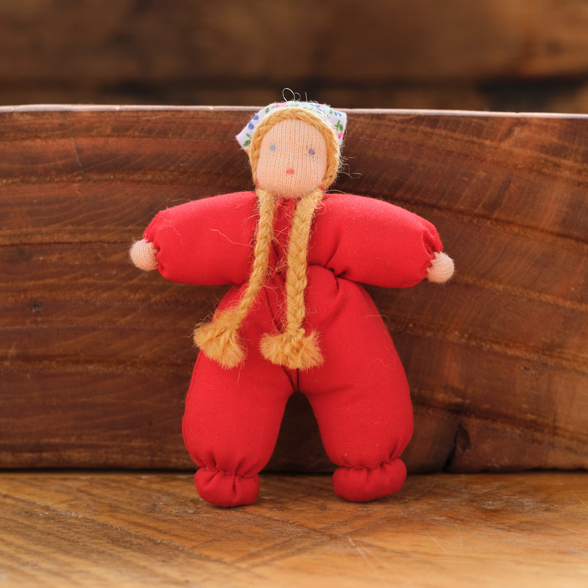 4" Waldorf Dollhouse Soft Body Girl Dolls