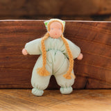 4" Waldorf Dollhouse Soft Body Girl Dolls