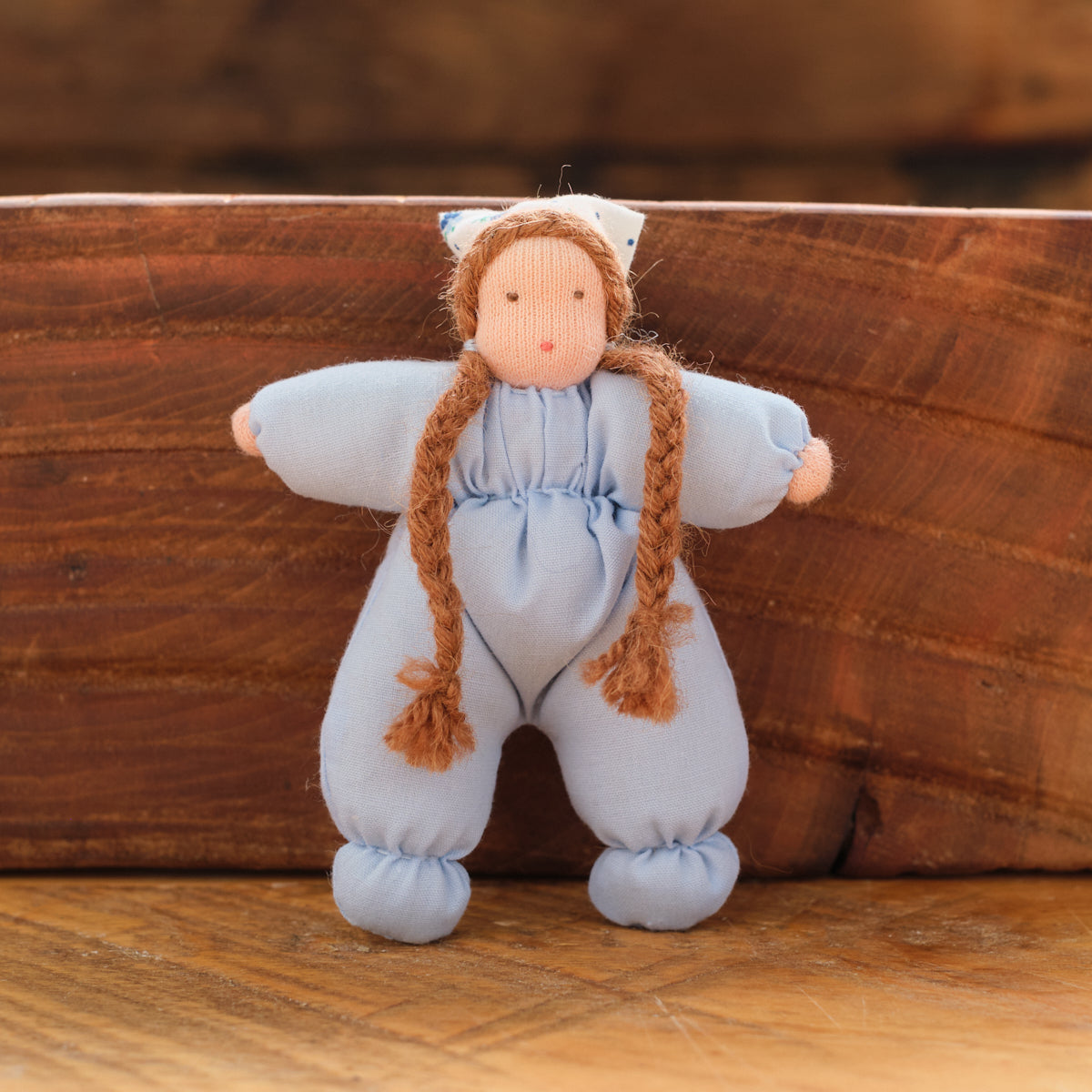 4" Waldorf Dollhouse Soft Body Girl Dolls
