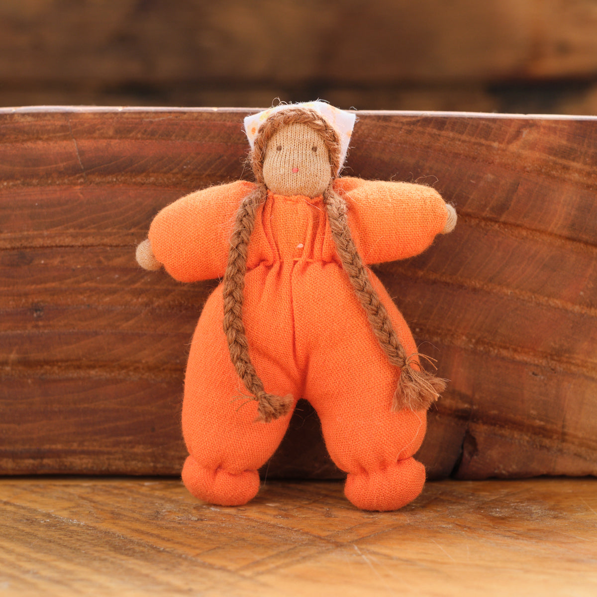 4" Waldorf Dollhouse Soft Body Girl Dolls