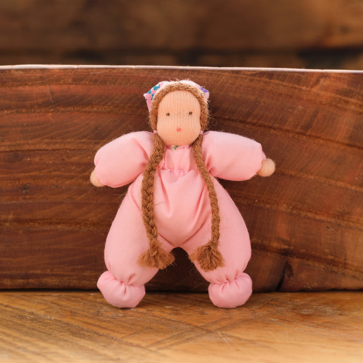 4" Waldorf Dollhouse Soft Body Girl Dolls