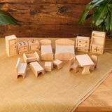 Three-Story Dollhouse - Maple Wood