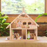 Three-Story Dollhouse - Maple Wood