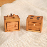 Cherry Wood Dollhouse Oven & Sink Set