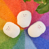 Mini Sherpa Round Pocket Doll - Cream