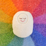 Mini Sherpa Round Pocket Doll - Cream