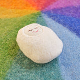 Mini Sherpa Round Pocket Doll - Cream