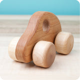 Toddler Zoom Wooden Car Push Toy