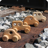 Toddler Zoom Wooden Car Push Toy