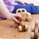 Toddler Classic Wood Car Push Toy