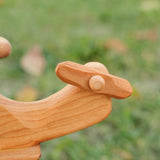 Cherry Wood Helicopter