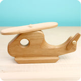 Cherry Wood Helicopter