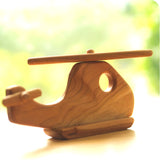 Cherry Wood Helicopter