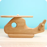 Cherry Wood Helicopter