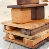 Wooden Building Sticks 6", Set of 18  - Trio Woods