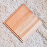 Square Lid for 10 1/2" x 10 1/2" Cherry Wood Storage Crate -  Lid Only