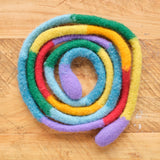Multi-Colored Felted Jump Rope, 76"+ or 96"