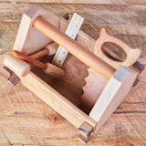 Hardwood Tool Box / School Supply Caddy Kit