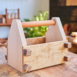 Hardwood Tool Box / School Supply Caddy Kit