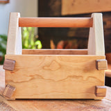 Hardwood Tool Box / School Supply Caddy Kit