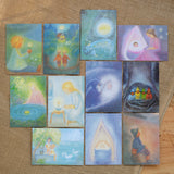 Set of 11 Postcards by Ruth Elsässer (Special Edition) - 4 1/8" x 5 13/16"
