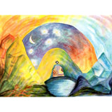 Jumbo Size Four Seasons Story Cards with Rotating Wheel of Images - Set of 4