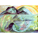 Jumbo Size Four Seasons Story Cards with Rotating Wheel of Images - Set of 4