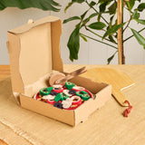 Wooden Felt Pizza Set with Cutter and Peel