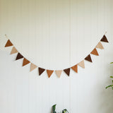 Brown Leather Banner - Celebration Garland