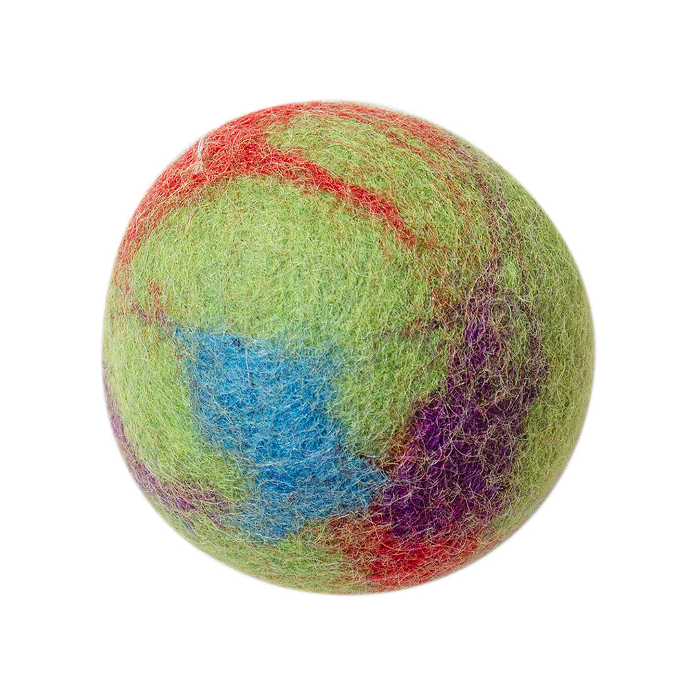 Handmade Wool Felt Ball, Marble Pattern, 8 cm