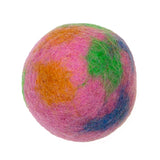 Handmade Wool Felt Ball, Marble Pattern, 8 cm