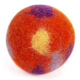 Handmade Wool Felt Ball, Marble Pattern, 8 cm