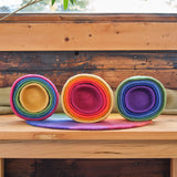 Round Felted Nesting Bowls - Set of 5