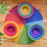 Round Felted Nesting Bowls - Set of 5