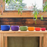 Round Felted Nesting Bowls - Set of 6 - Primary