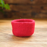 Round Felted Nesting Bowls - Set of 7 - Primary