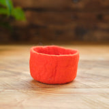 Round Felted Nesting Bowls - Set of 7 - Primary